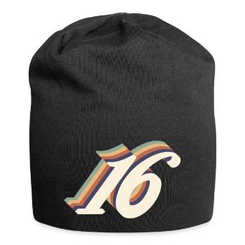 Vintage 16th Anniversary - Jersey-Beanie - Schwarz - Vorne
