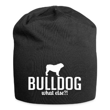 Deutsch Bulldog quoi d’autre Hundespruch Hunde - Bonnet en jersey - noir - Devant
