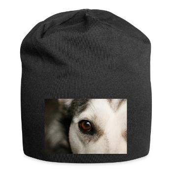 Œil de Husky - Bonnet en jersey - noir - Devant