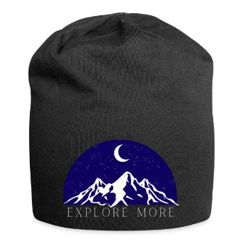 Explore more - Bonnet en jersey - noir - Devant