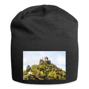 Forteresse de Reichsburg (Reichsburg) Cochem Rhénanie - Bonnet en jersey - noir - Devant