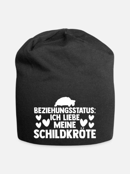 Schildkröte Schildkröten - Jersey-Beanie - Schwarz