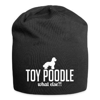 Caniche jouet quoi d’autre Chiens Chien Dire Wilsigns - Bonnet en jersey - noir - Devant