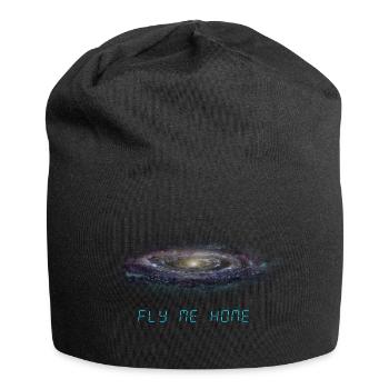 Fly me home - Jersey-Beanie - Schwarz - Vorne