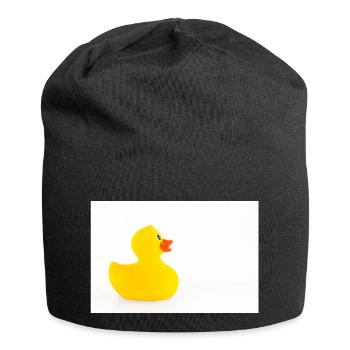 Isolated rubber duck - Jersey Beanie - black - Front
