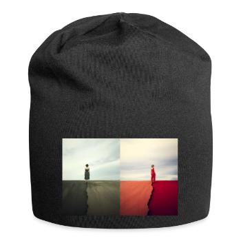 Split Worlds - Jersey Beanie - black - Front