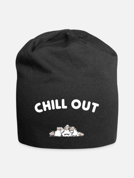 Chill out - Jersey-Beanie - Schwarz