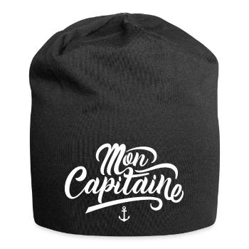 Mon Capitaine - Bonnet en jersey - noir - Devant
