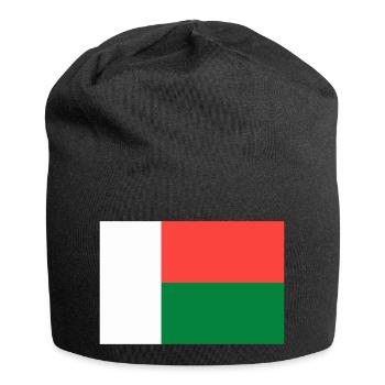 Drapeau Madagascar - Bonnet en jersey - noir - Devant