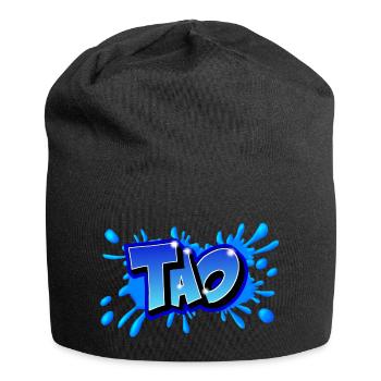 Graffiti "TAO" printable on everything - Jersey Beanie - black - Front