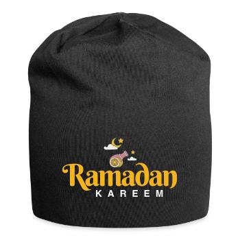 Ramadan Mubarak - Jersey-Beanie - Schwarz - Vorne