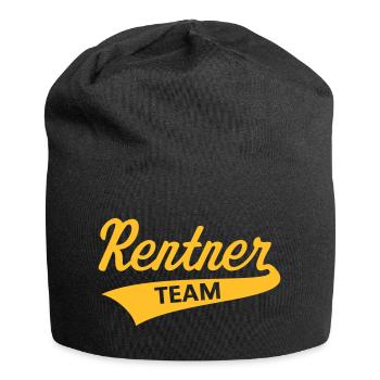 Rentner Team (Senioren Team / Gold) - Jersey-Beanie - Schwarz - Vorne