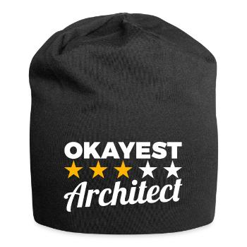 Architecte moyen - Bonnet en jersey - noir - Devant