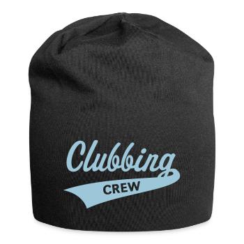 Clubbing Crew (Party / Celebrations / Dancing / Skyblue) - Jersey Beanie - black - Front