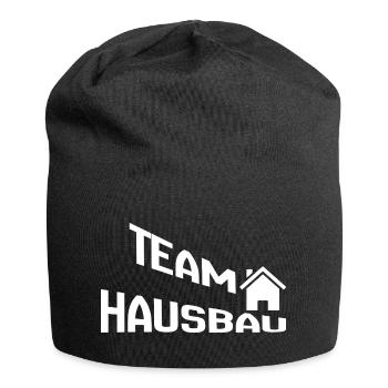 Team Hausbau - Jersey-Beanie - Schwarz - Vorne
