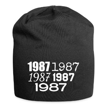 1987 - Bonnet en jersey - noir - Devant