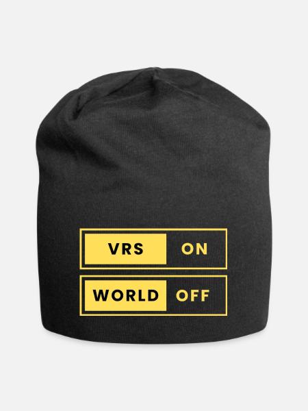 VRS ON World OFF  - Jersey-Beanie - Schwarz