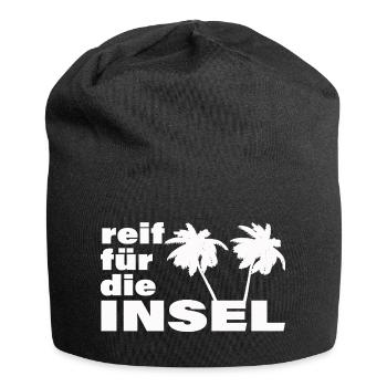 READY FOR THE ISLAND - Jersey Beanie - black - Front