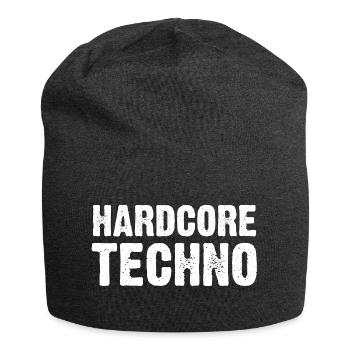 Hardcore Techno Distressed - Jersey Beanie - charcoal grey - Front