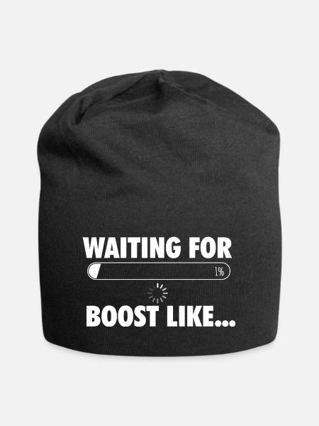 Warte auf Boost wie Turbo JDM Lover - Jersey-Beanie - Schwarz