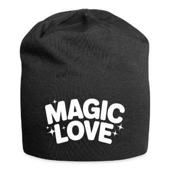 Magical Love Lettering - Jersey Beanie - black - Front