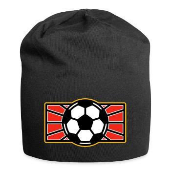 Crimson Football Crest - Jersey Beanie - black - Front