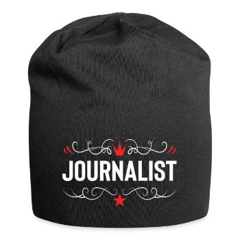 Journalist Beruf - Jersey-Beanie - Schwarz - Vorne