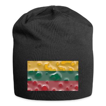 Gift for Lithuania - Jersey Beanie - black - Front