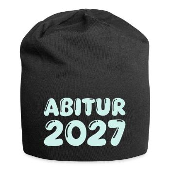 abitur_2027 - Jersey-Beanie - Schwarz - Vorne