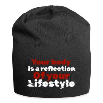Body Reflection Of Your Lifestyle - Jersey Beanie - black - Front