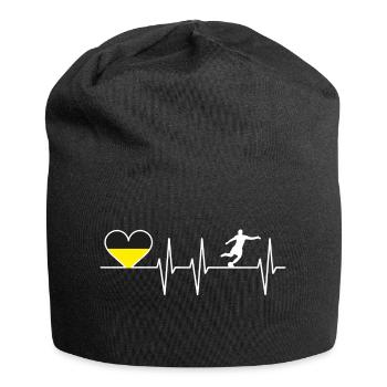 Dortmund Fußball Herzschlag | Herz | Fans Geschenk - Bonnet en jersey - noir - Devant