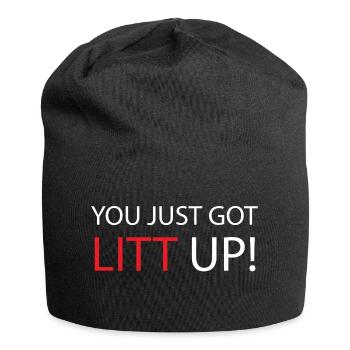 You just got Litt up - Louis Litt - Suits - Jersey Beanie - black - Front