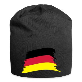 '-Flagge - Jersey-Beanie - Schwarz - Vorne