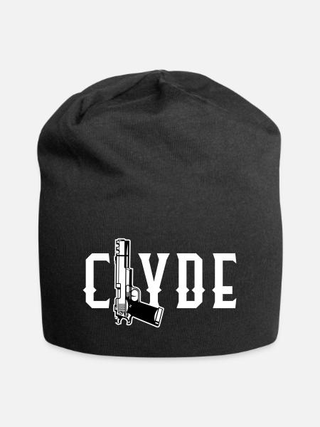 Bonnie & Clyde partner look - Jersey Beanie - black