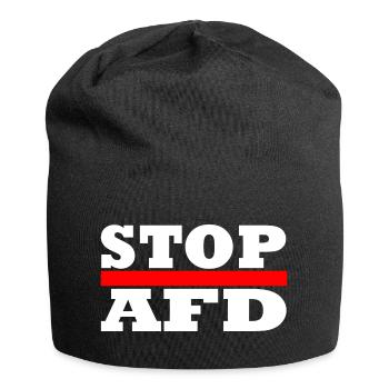 Stop Afd - Jersey Beanie - black - Front