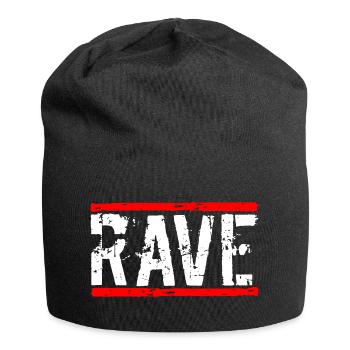 Rave techno - Bonnet en jersey - noir - Devant