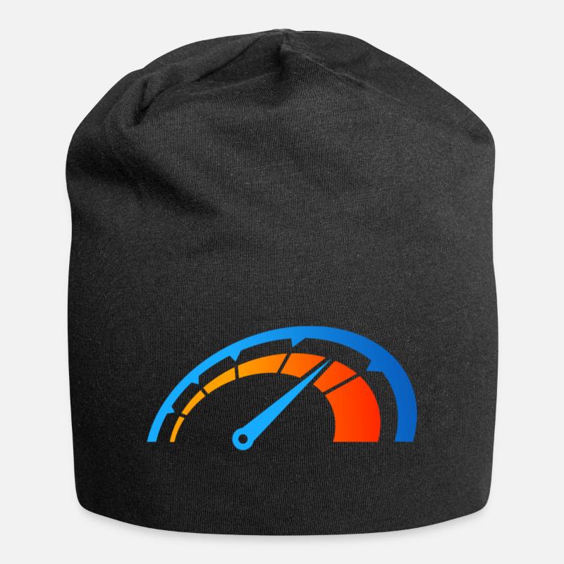 Tacho - Jersey-Beanie - Schwarz