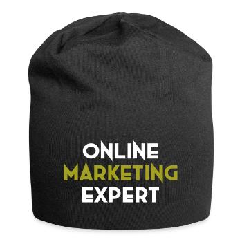 Sonderdesign-Onlinemarketing-Expert - Jersey-Beanie - Schwarz - Vorne