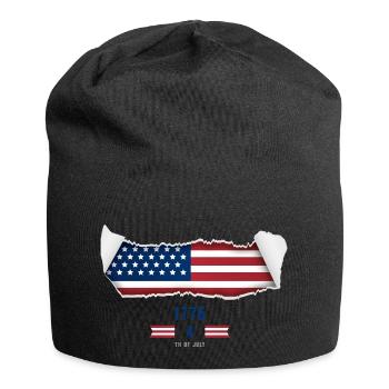 Indépendance du 4 juillet - Bonnet en jersey - noir - Devant
