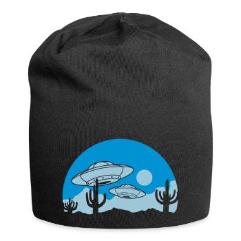 Wüsten UFOs Mystery Szene - Jersey-Beanie - Schwarz - Vorne