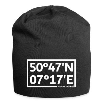 Hennef (Sieg) coordinates - Jersey Beanie - black - Front