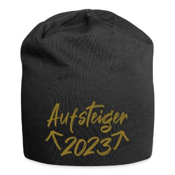 Aufsteiger 2023 Aufstiegstrikot 23 Liga Meister - Jersey-Beanie - Schwarz - Vorne