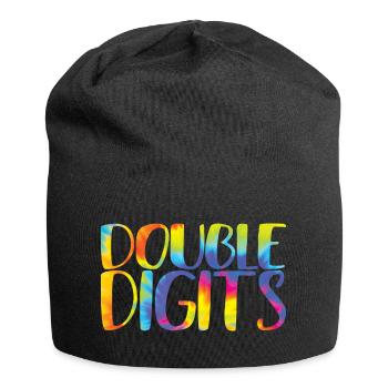Cadeau d’anniversaire 10 ans, 10 ans, pour garçons et filles - Bonnet en jersey - noir - Devant