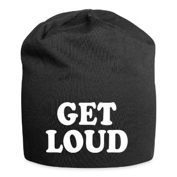 Get loud - Jersey Beanie - black - Front