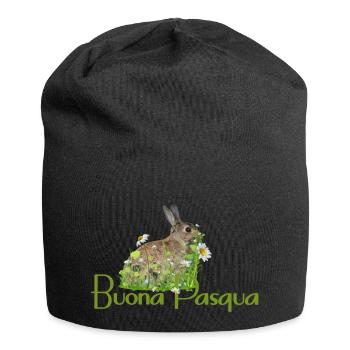 Happy Easter - Jersey Beanie - black - Front