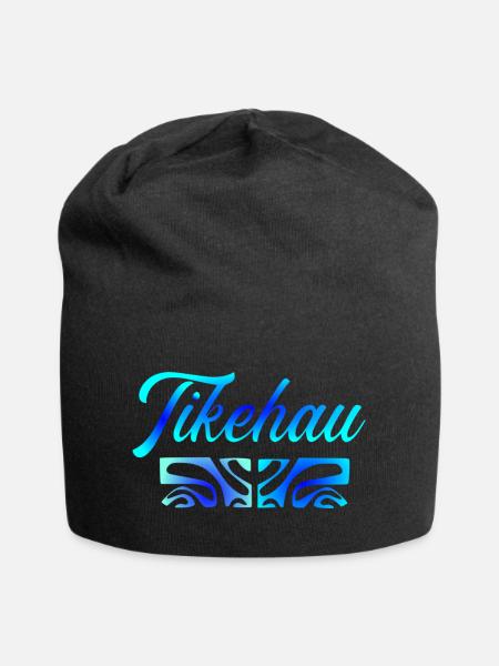 TIKEHAU (Lagunenblau) - Jersey-Beanie - Schwarz