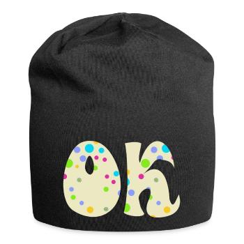 D’ACCORD - Bonnet en jersey - noir - Devant