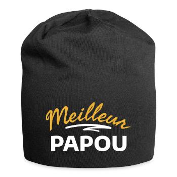 Grafikdesign Lebendige Natur - Jersey-Beanie - Schwarz - Vorne