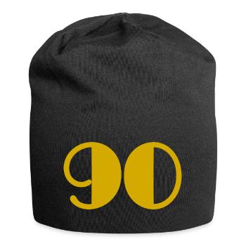 90. 90 YEARS. 90th ANNIVERSARY. 90 YEARS ANNIVERSARY. - Jersey Beanie - black - Front