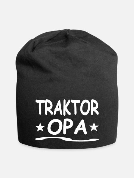Traktor - Jersey-Beanie - Schwarz